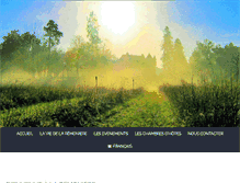 Tablet Screenshot of manoirdelaremoniere.com
